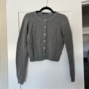 Brandy Melville Gray Wool Cardigan Sweater